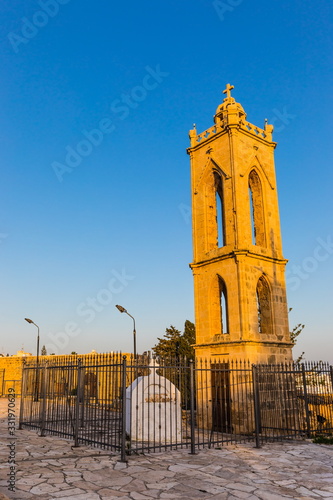 The monastery of Agia Napa in the middle of the village, was built in the form of a Medieval Castle, Ayia Napa, Cyprus