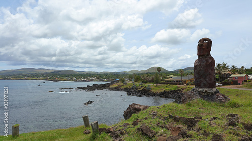 Ahu Mata Ote Vaikava. Hanga Roa, Isla de Pascua, Chile photo