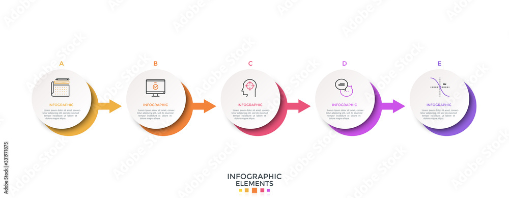 Modern Infographic Template. Vector Modern Infographic Template. Vector