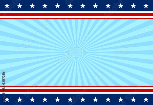 USA backgound. USA flag elements reinterpretation.