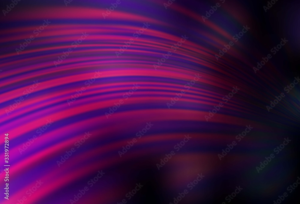 Dark Pink vector blurred shine abstract template. Dark Pink vector blurred shine abstract template.