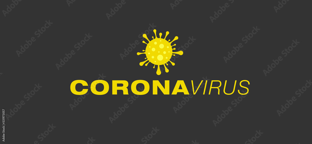 Fototapeta premium Coronavirus, Covid-19 Vektor Visualisierung