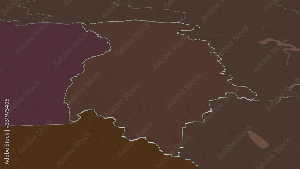 Marijampoles, county with its capital, zoomed and extruded on the administrative map of Lithuania in the conformal Stereographic projection. Animation 3D Marijampoles, county with its capital, zoomed and extruded on the administrative map of Lithuania in the conformal Stereographic projection. Animation 3D