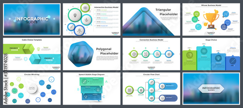 Collection of presentation templates