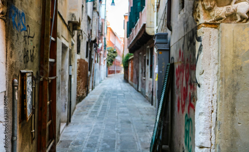 narrow street in old town © Ashane