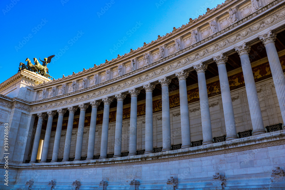detail of building in Vatican city