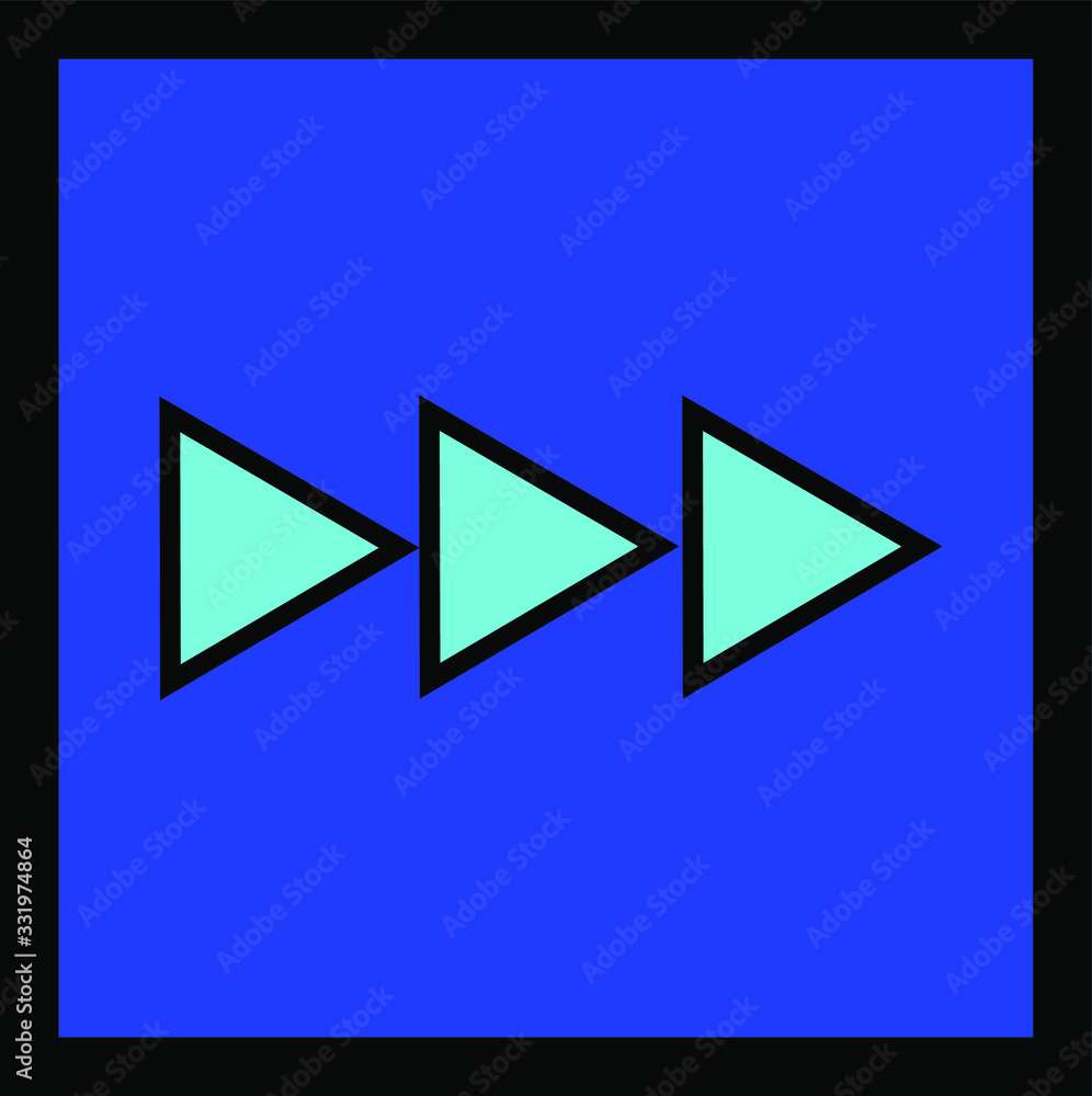 Light blue forward button dark blue background for music, movie and computer concepts. Light blue forward button dark blue background for music, movie and computer concepts.
