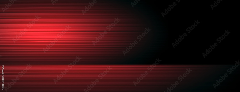 Silk curtain background. Light beam in the dark. Abstract horizontal background. Silk curtain background. Light beam in the dark. Abstract horizontal background.