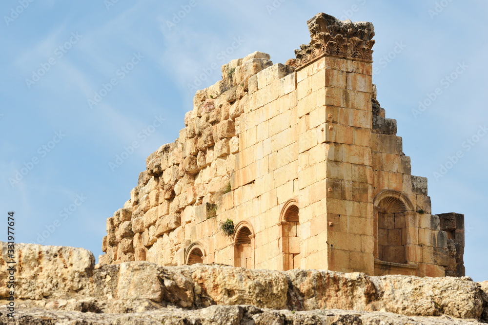 Ruined Greco-Roman city of Gerasa in Jerash