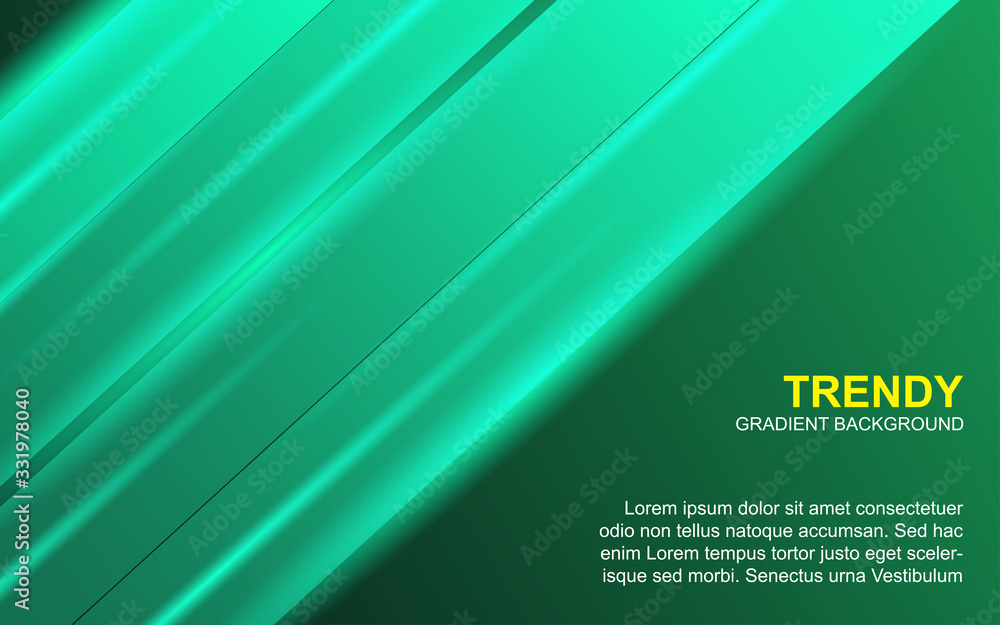 Trendy green gradient color abstract background with fluid and memphis style composition. Modern concept vector layout design template can use element landing page, wallpaper, presentation, cover Trendy green gradient color abstract background with fluid and memphis style composition. Modern concept vector layout design template can use element landing page, wallpaper, presentation, cover