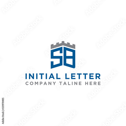 logo design inspiration for companies from the initial letters of the SB logo icon. -Vector