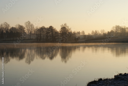 Dunst über Teich im Waldviertel © bernhardpalt
