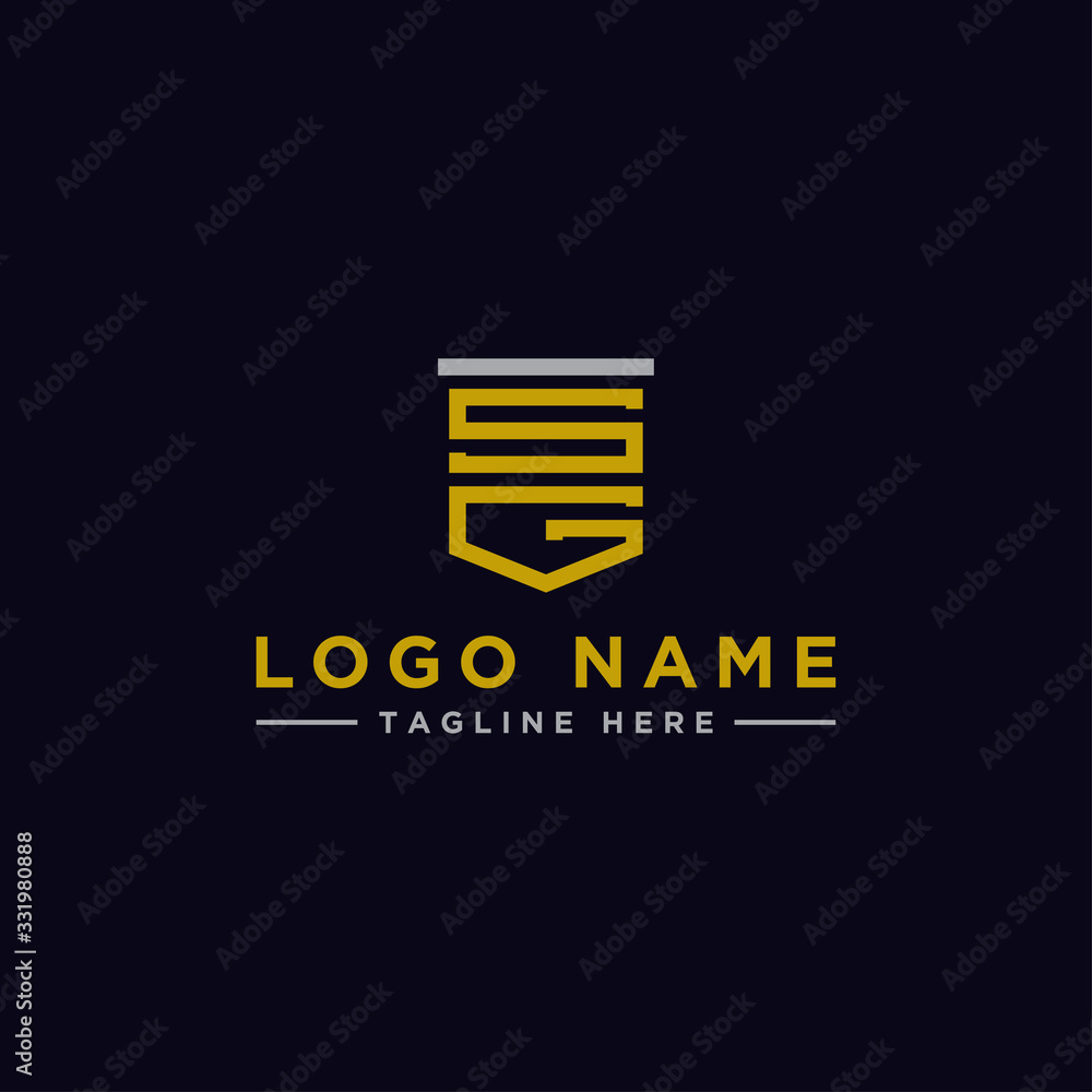 logo design inspiration for companies from the initial letters of the SG logo icon. -Vector logo design inspiration for companies from the initial letters of the SG logo icon. -Vector