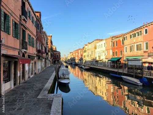 A view of empty streets with no people in Venice, Italy.  Similar to what is now being experienced across Italy with the covid-19 pandemic. © christopher