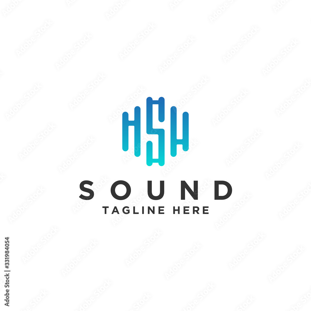 design logo Sound wave vector icon - Vector design logo Sound wave vector icon - Vector