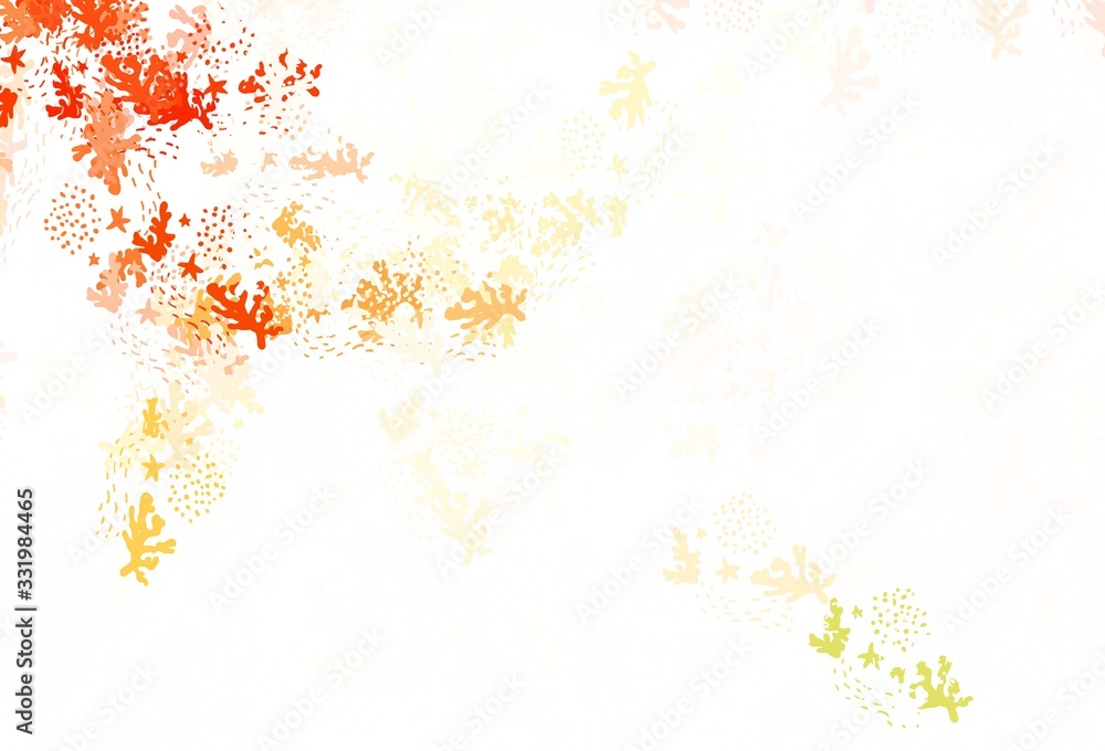 Light Red vector pattern with random forms. Light Red vector pattern with random forms.