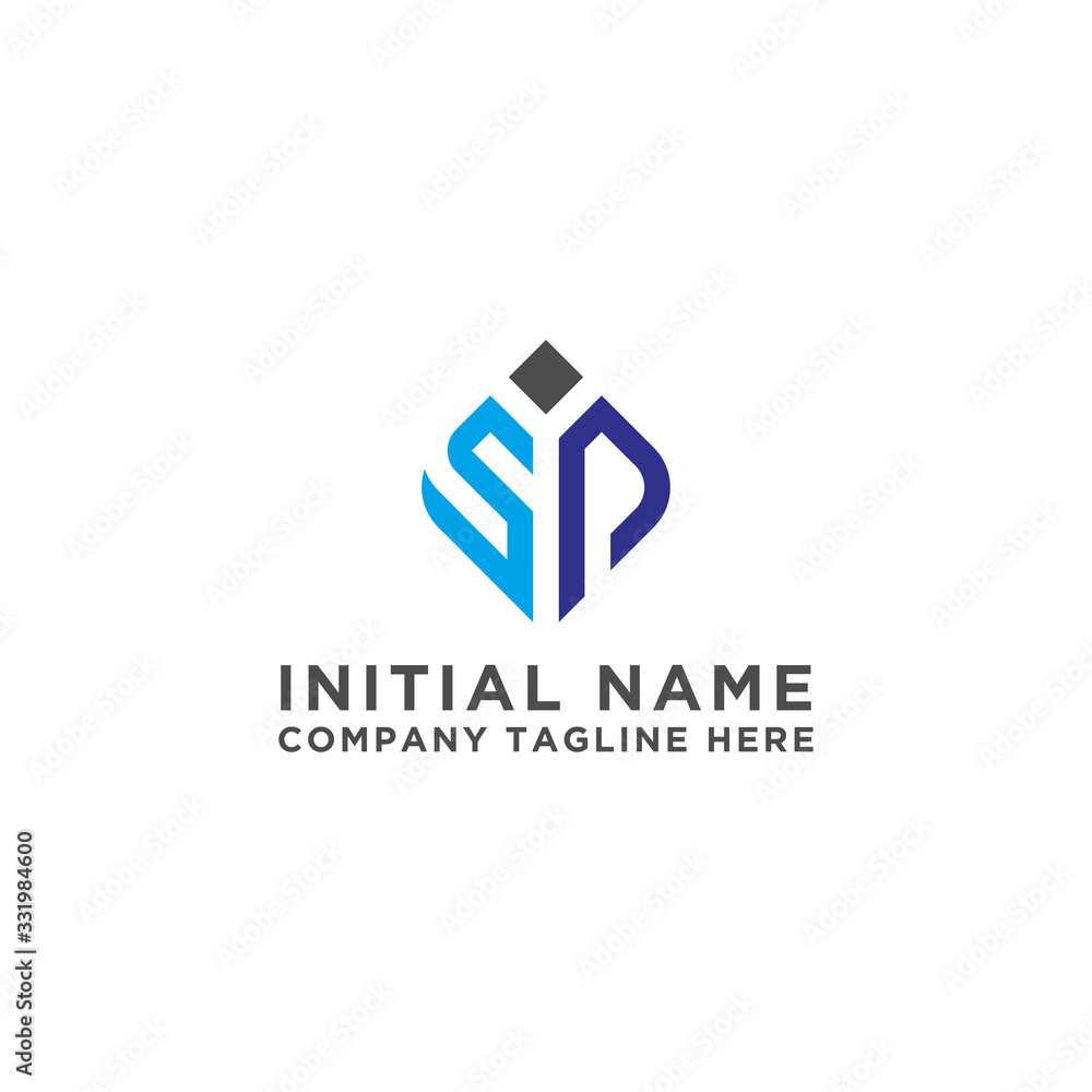 logo design inspiration for companies from the initial letters of the SP logo icon. -Vector logo design inspiration for companies from the initial letters of the SP logo icon. -Vector