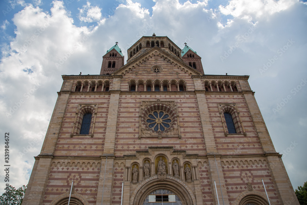 Speyer, Deutschland: Hauptportal des Doms