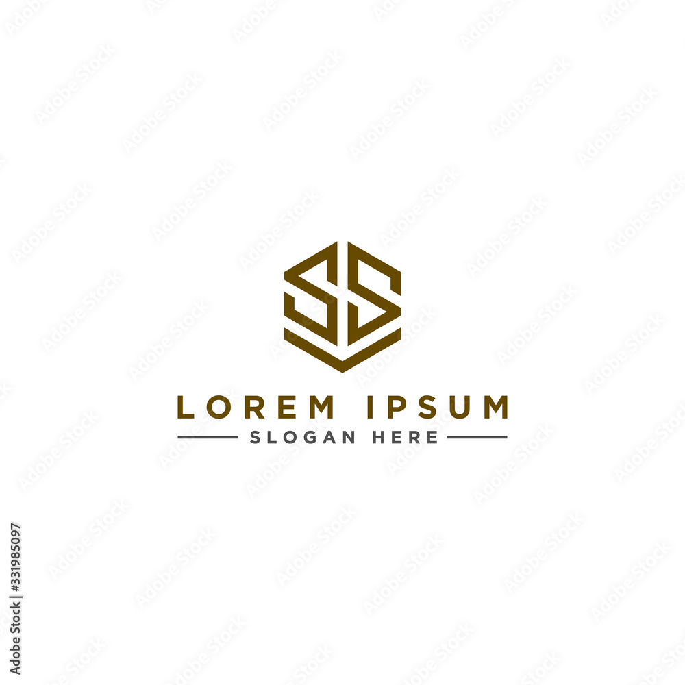 logo design inspiration for companies from the initial letters of the SS logo icon. -Vector logo design inspiration for companies from the initial letters of the SS logo icon. -Vector