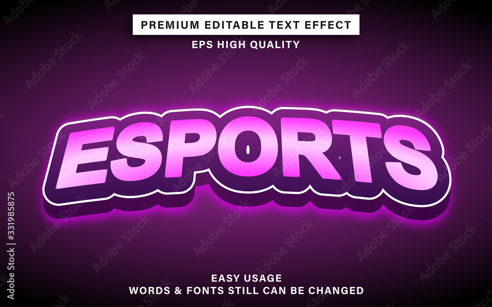 esports text effect esports text effect