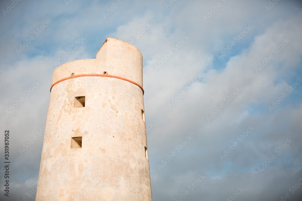 Abandoned Lighthouse of El Palmar de Vejer, Cadiz, Andalusia Spain Abandoned Lighthouse of El Palmar de Vejer, Cadiz, Andalusia Spain