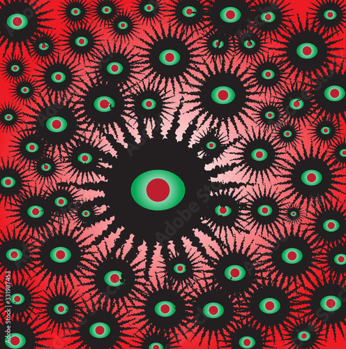 Covid 19 Virus Swarm