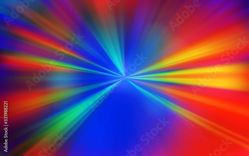 Dark Multicolor vector glossy abstract background. Colorful illustration in abstract style with gradient. Completely new design for your business.