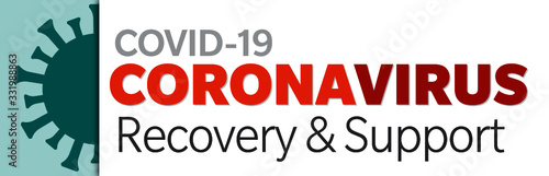 Covid-19 Coronavirus recovery and support graphic