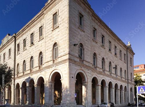 ancient palace in Perugia  Umbria  Italy