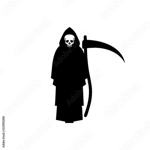 Reaper icon icon on white background. Reaper icon for graphic and web design