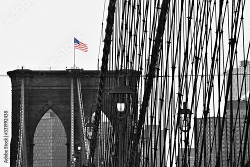 american flag of new york city