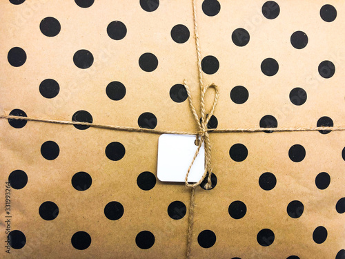 Paper background. Gift paper. Polka dot paper. Background. Decorative paper.