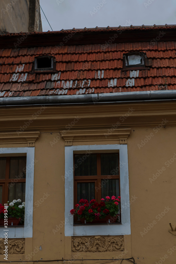 Brasov, Romania, 7,2019: One of the most visited cities by the large number of places of historical interest that it has