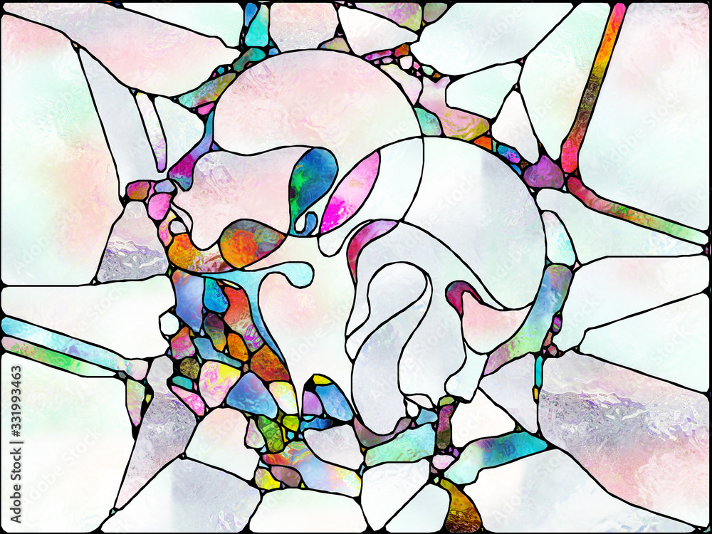 Obraz Digital Stained Glass