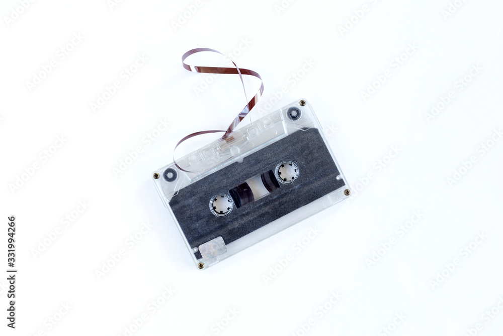 Obraz premium cassette isolated on white background