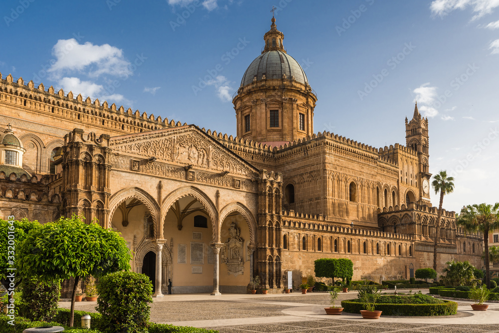 Metropolitan Cathedral of the Assumption of Virgin Mary  in Palermo, Sicily, Italy