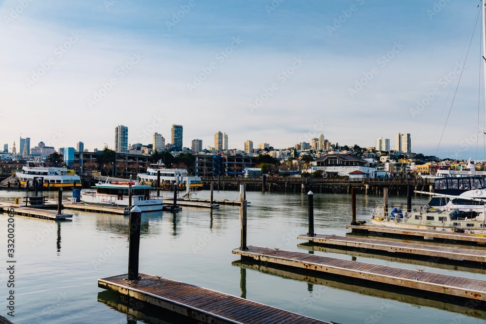 Fototapeta premium San Francisco city center in California
