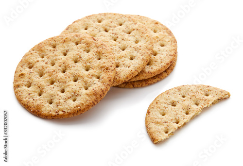 Cracker Isolated on White Background