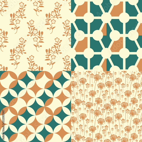 Seamless patterns set