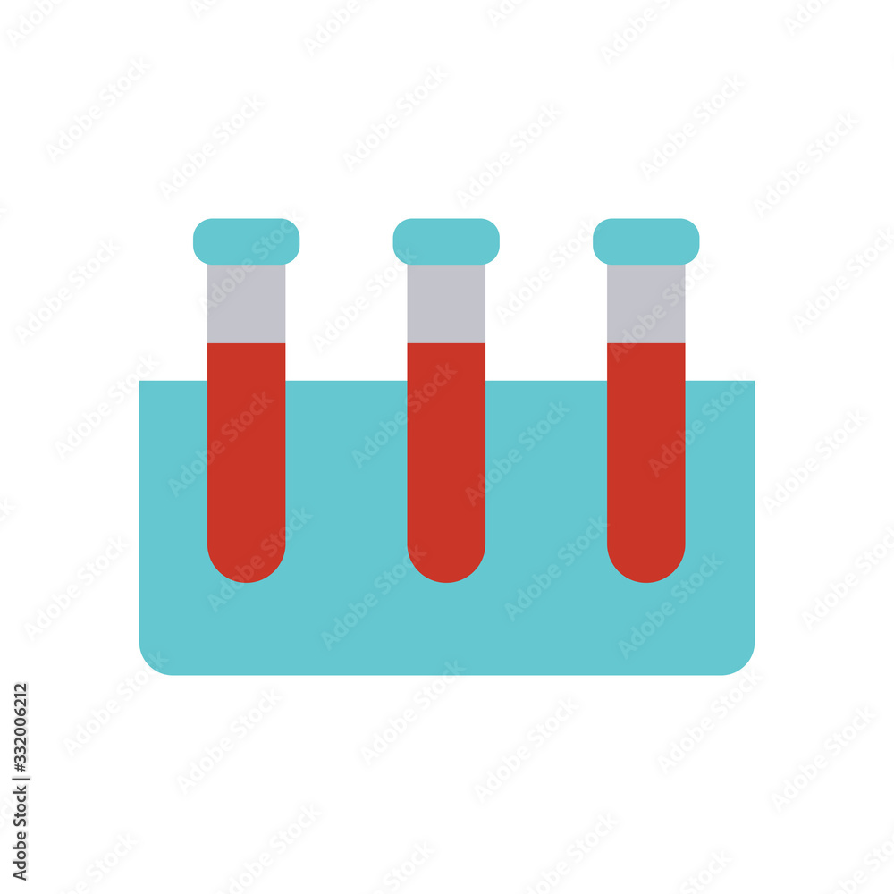 Blood analysis vector Blood analysis vector