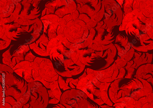 abstract red