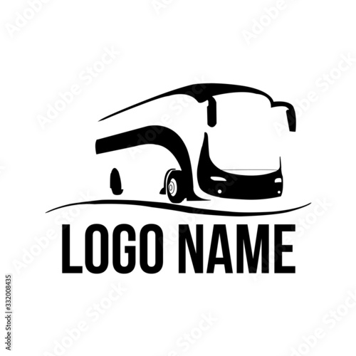Party bus logo template design - VECTOR