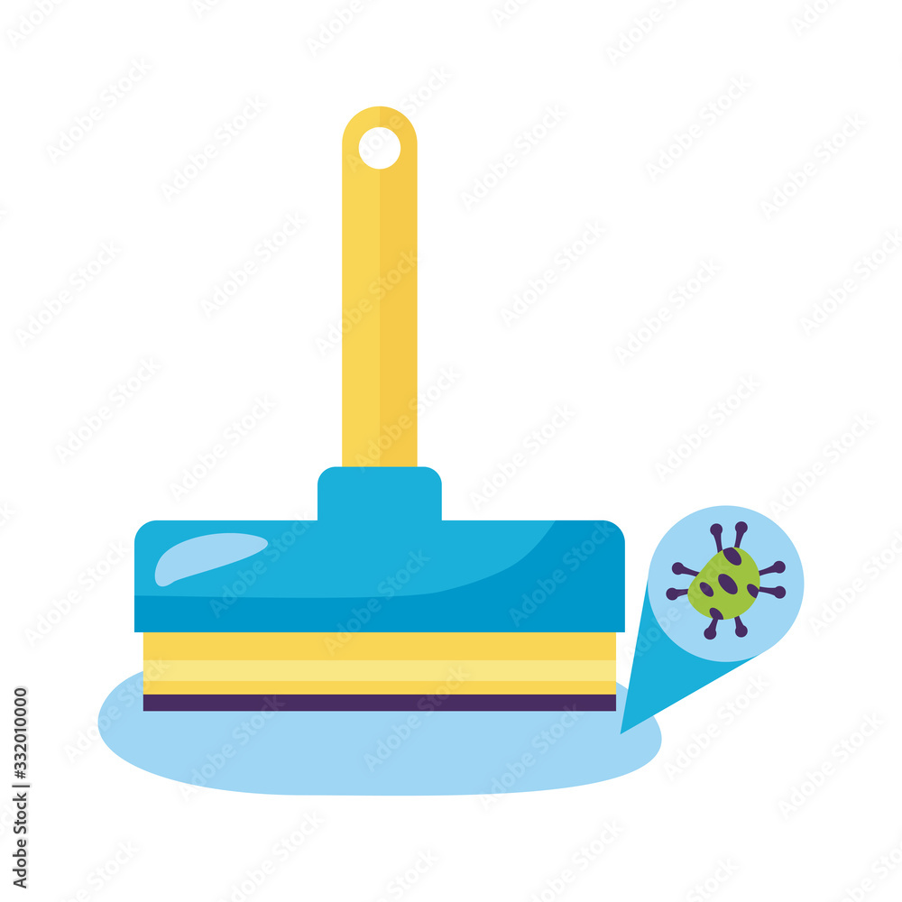 brush tool clean with covid particle detaild style brush tool clean with covid particle detaild style