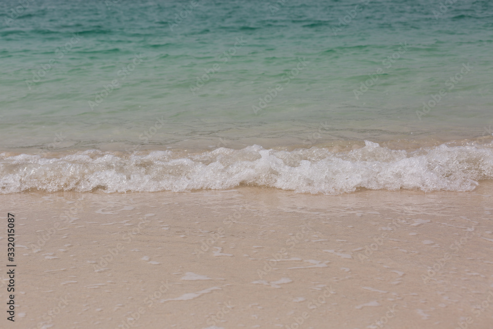 Sea beach sand seashore waves small waves