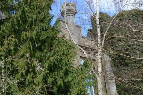 Details of facade of Crawford Priory, Cupar, Fife, built early 18th century Tapéta, Fotótapéta