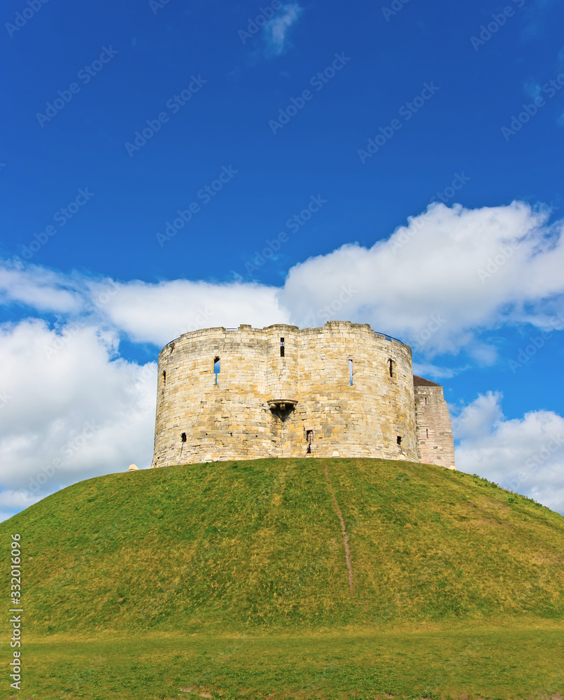 Castle in York Cliffords tower Castle in York Cliffords tower