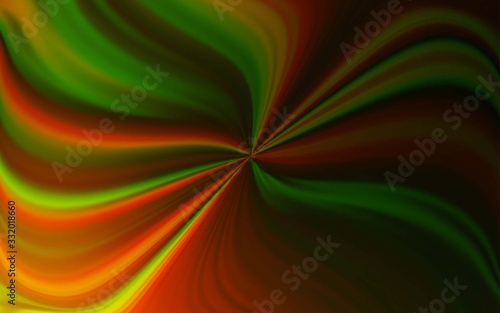 Dark Green  Yellow vector abstract bright template. An elegant bright illustration with gradient. Background for designs.