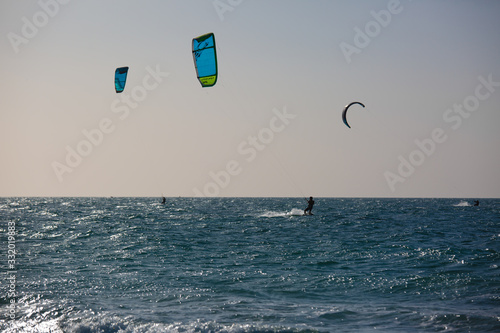 Kitesurfing, Kiteboarding action photos sea sport extreme