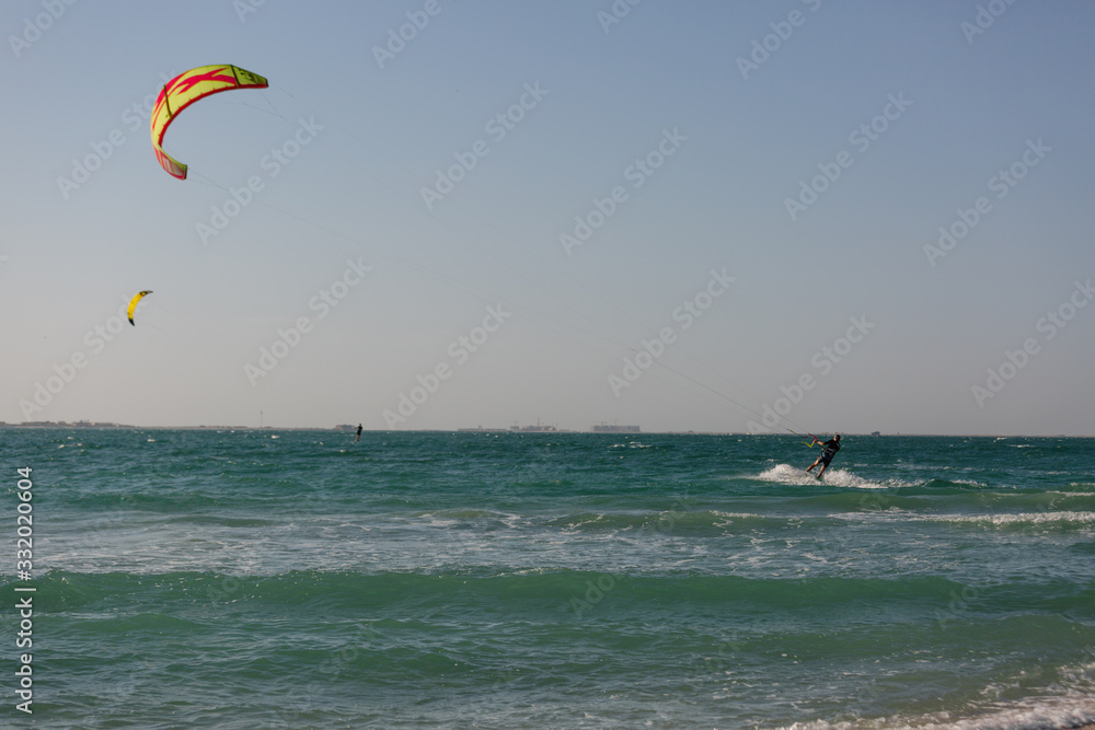 Wakeboarding sea parachuts s splash water variety extreme Wakeboarding sea parachuts s splash water variety extreme