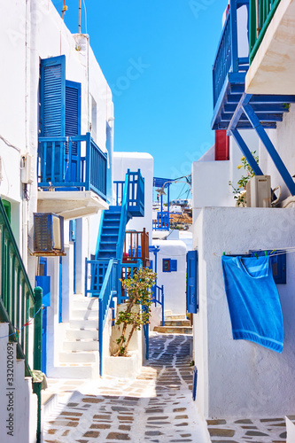 Street in Mykonos © Roman Sigaev